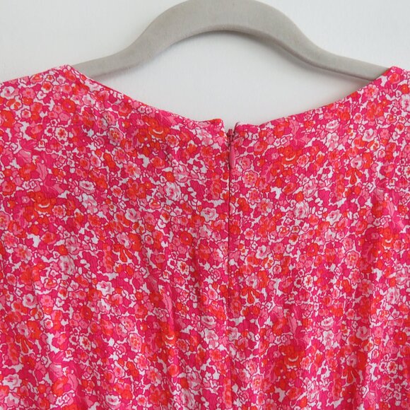 FAITHFULL THE BRAND Raphaela Midi Dress in Almona Floral Print Pink - Size US 8 - Picture 13 of 13